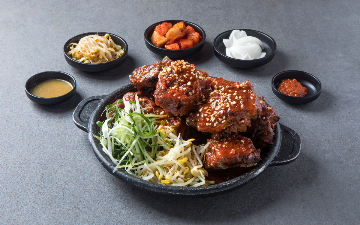 양념직화뼈구이