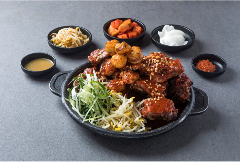 양념직화뼈구이
